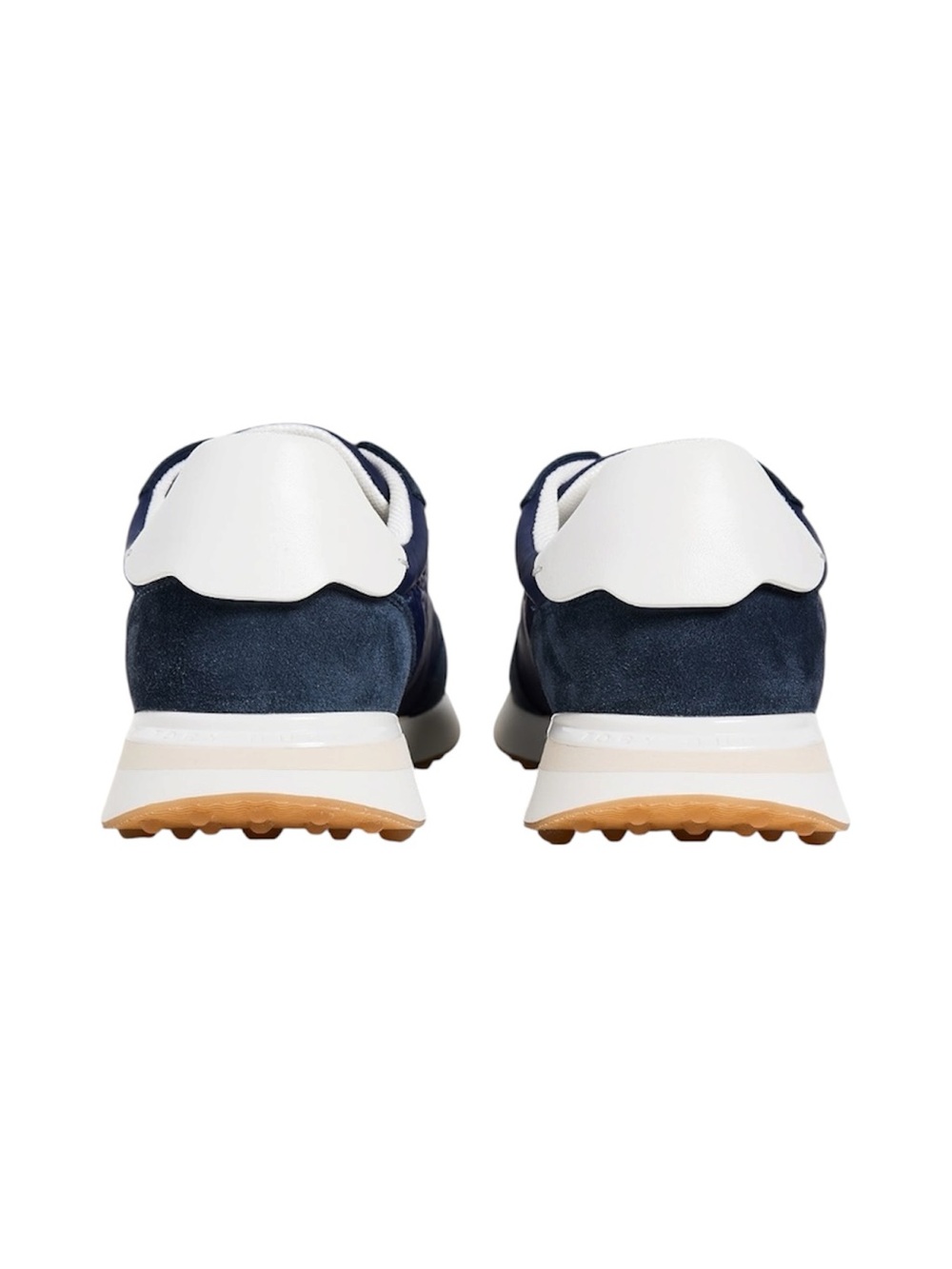 Tory Burch Destiny Trainer Sneaker Double T Navy Suede Size 9 - Picture 9 of 9